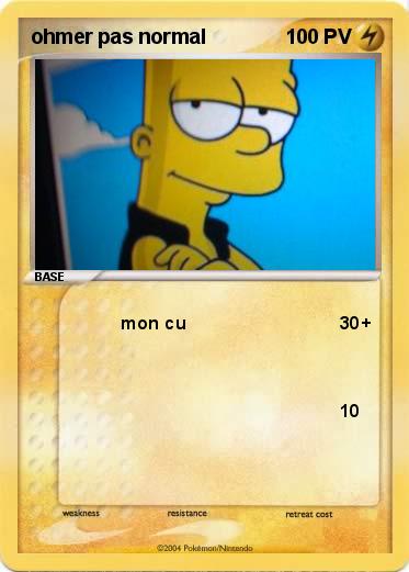 Pokemon ohmer pas normal