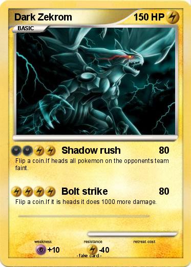 Pokemon Dark Zekrom