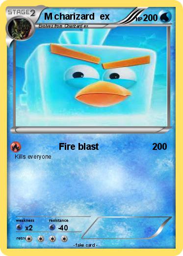 Pokemon M charizard  ex