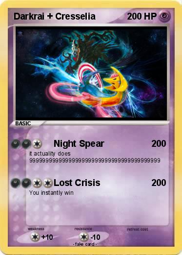 Pokemon Darkrai + Cresselia