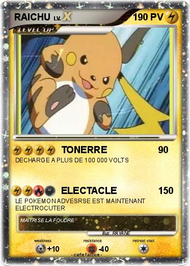 Pokemon RAICHU