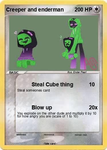 Pokemon Creeper and enderman