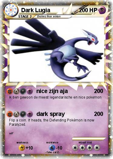 Pokemon Dark Lugia