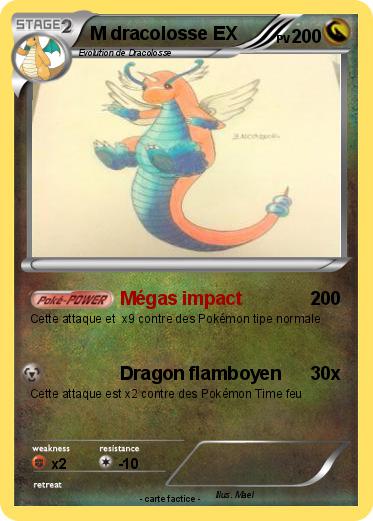 Pokemon M dracolosse EX
