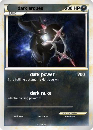 Pokemon dark arcues