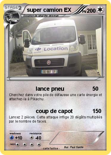 Pokemon super camion EX
