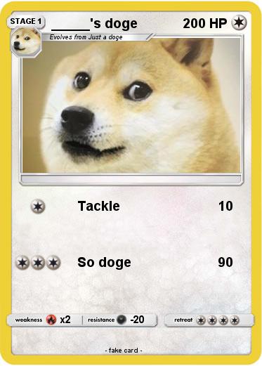 Pokemon _____'s doge