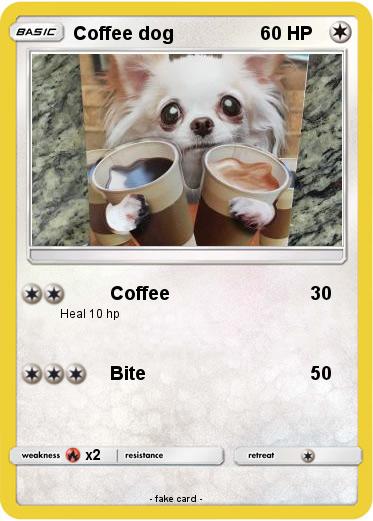 Pokemon Coffee dog