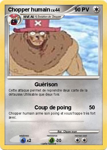 Pokemon Chopper humain