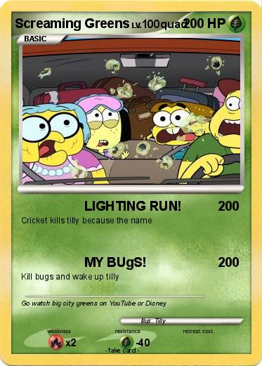Pokemon Screaming Greens