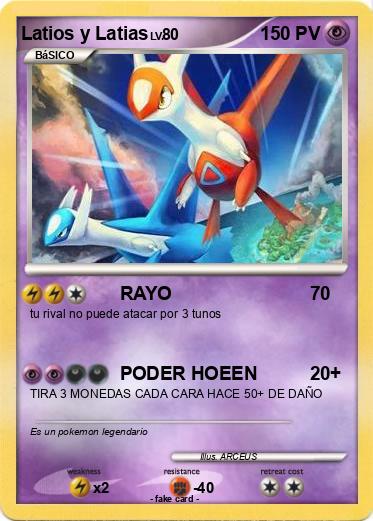 Pokemon Latios y Latias