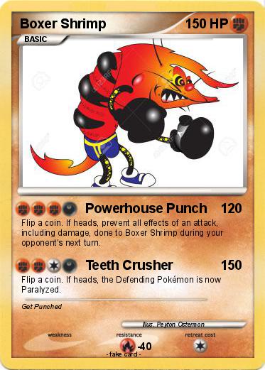 Pokemon Boxer Shrimp