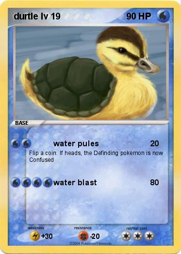 Pokemon durtle lv 19