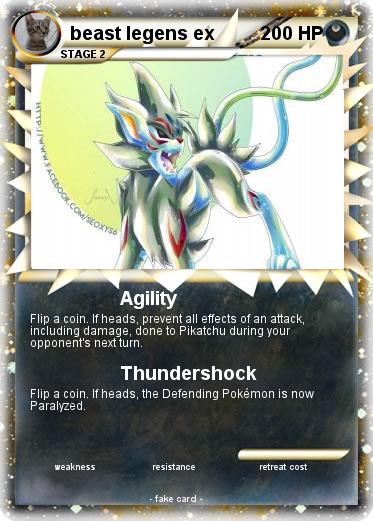 Pokemon beast legens ex