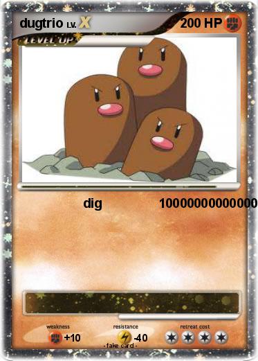 Pokemon dugtrio