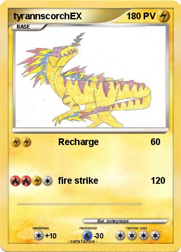 Pokemon tyrannscorchEX