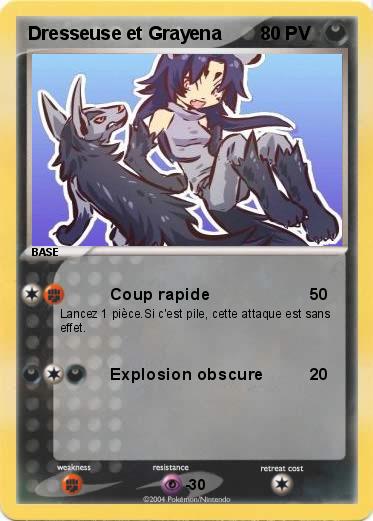 Pokemon Dresseuse et Grayena