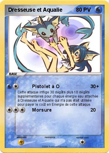 Pokemon Dresseuse et Aqualie