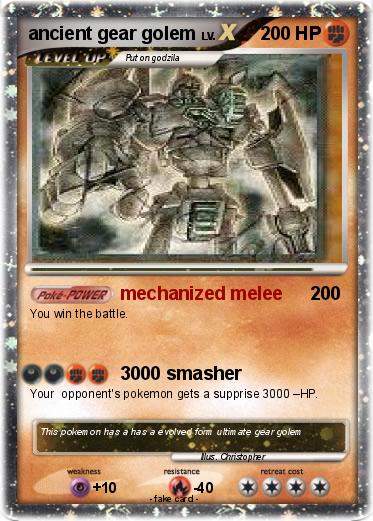 Pokemon ancient gear golem