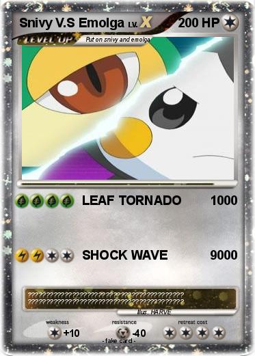 Pokemon Snivy V.S Emolga
