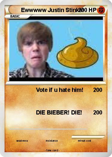 Pokemon Ewwwww Justin Stinks!
