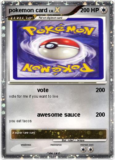 Pokemon pokemon card
