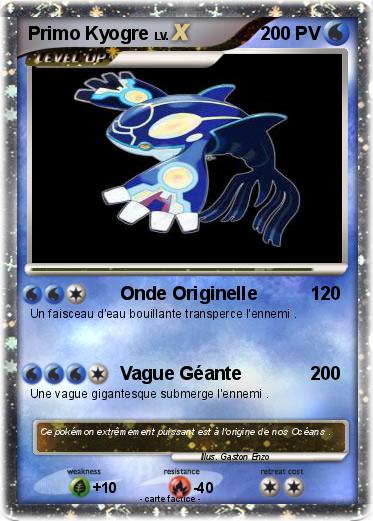 Pokemon Primo Kyogre