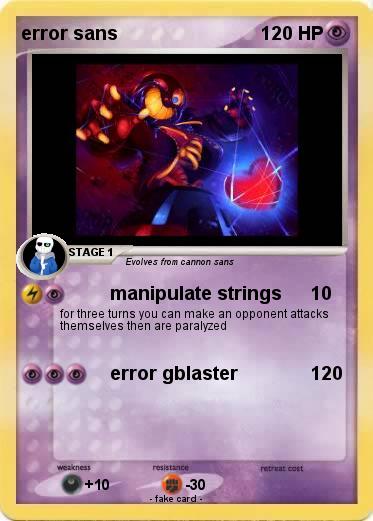 Pokemon error sans