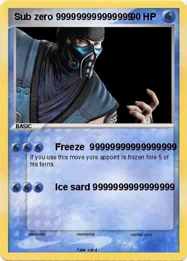 Pokemon Sub zero 999999999999999