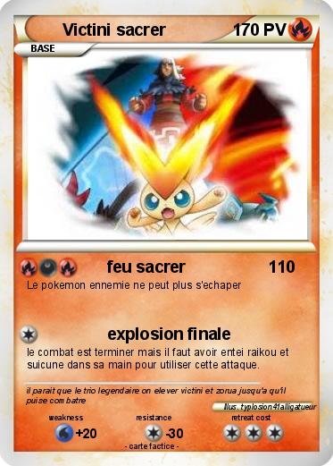 Pokemon Victini sacrer