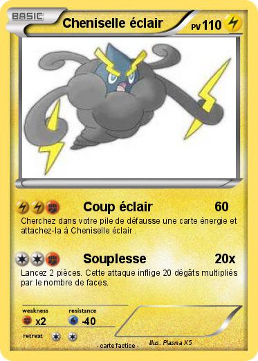 Pokemon Cheniselle éclair