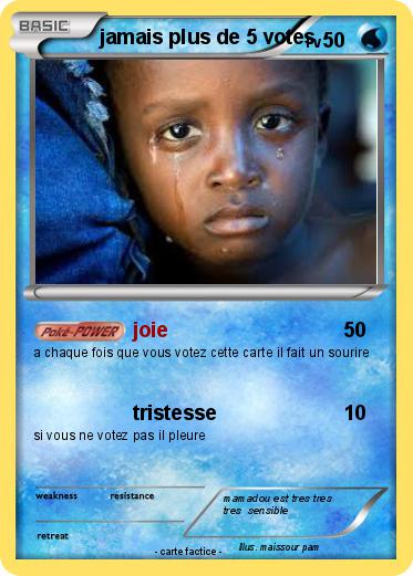 Pokemon jamais plus de 5 votes