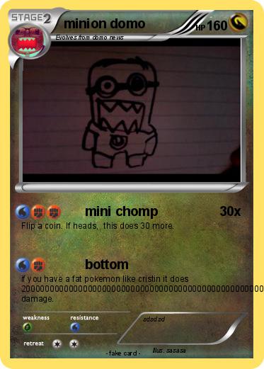 Pokemon minion domo