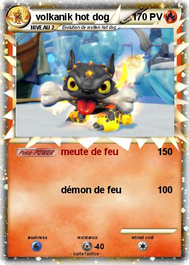 Pokemon volkanik hot dog