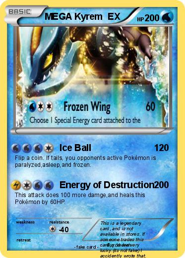 Pokemon MEGA Kyrem  EX