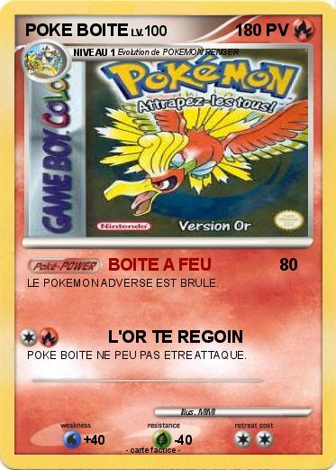 Pokemon POKE BOITE