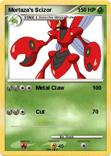 Pokemon Mortaza's Scizor