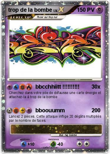 Pokemon trop de la bombe