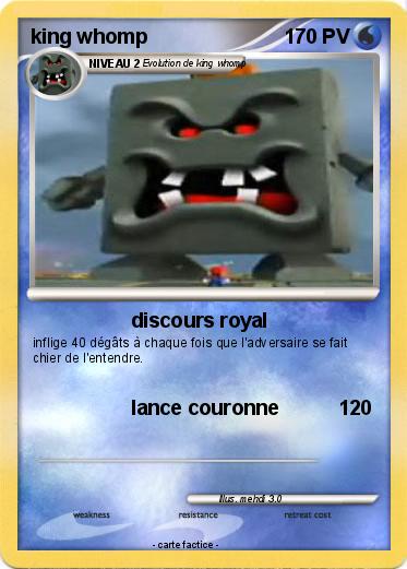 Pokemon king whomp