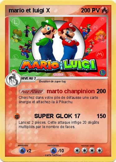 Pokemon mario et luigi X