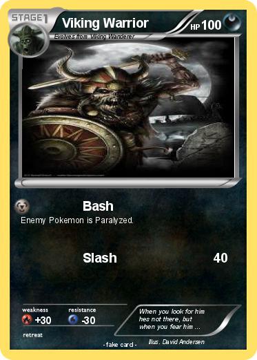 Pokemon Viking Warrior