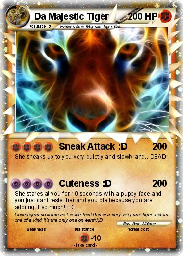 Pokemon Da Majestic Tiger