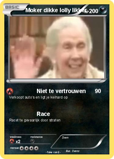 Pokemon Moker dikke lolly likker