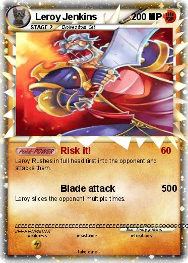 Pokemon Leroy Jenkins                    1