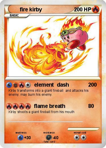 Pokemon fire kirby