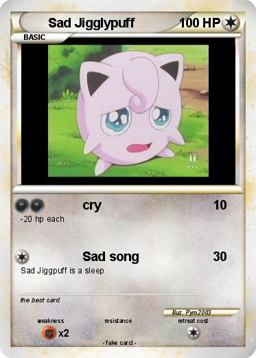 Pokemon Sad Jigglypuff