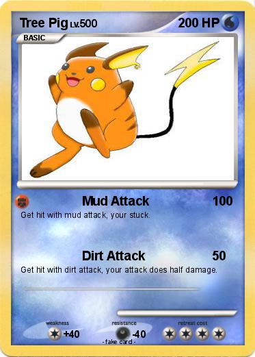 Pokemon Tree Pig