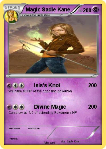 Pokemon Magic Sadie Kane