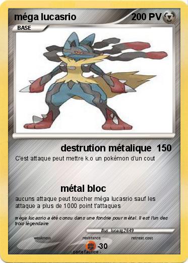 Pokemon méga lucasrio