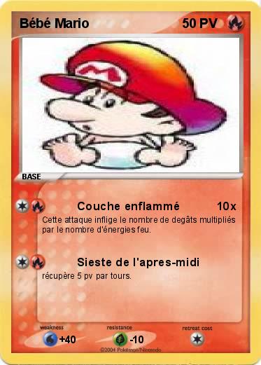 Pokemon Bébé Mario